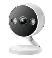 Tapo Indoor/Outdoor Wi-Fi Home Security Camera, 2K Colour Night Vision,Smart AI Detection