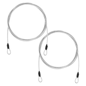 JJWNMLL 2pcs Bike Lock Cable 3m Cable Lock