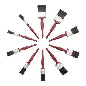 Fit For The Job 10 pc Mixed Sizes Paint Brush Set for a Smooth Finish with Emulsion