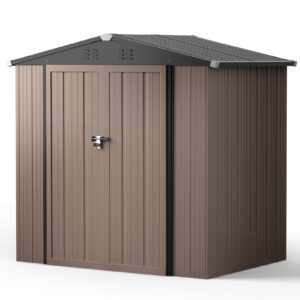 XEMQENER Lockable Garden Storage Shed