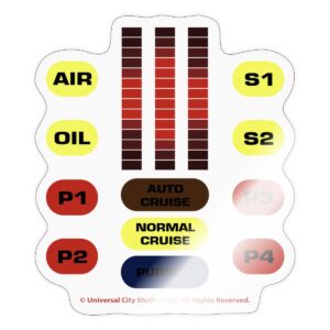 Spreadshirt Knight Rider KITT Car Dashboard Sticker