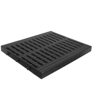 Angoily Drain Grate Outdoor Drainage Cover Channel Grate Rainwater 25x30cm Well Cover Drain Sewer Covers for Driveway Patio Pool Deck
