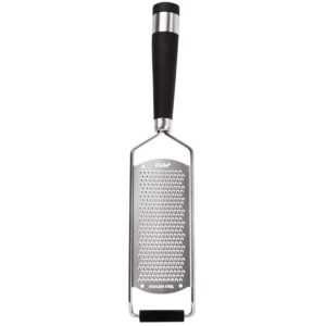 iNeibo Kitchen Cheese Grater & Lemon Zester - Sharp 18/8 Stainless Steel Blade - Ergonomic TPR Handle - Easy to Grate Or Zest Lemon
