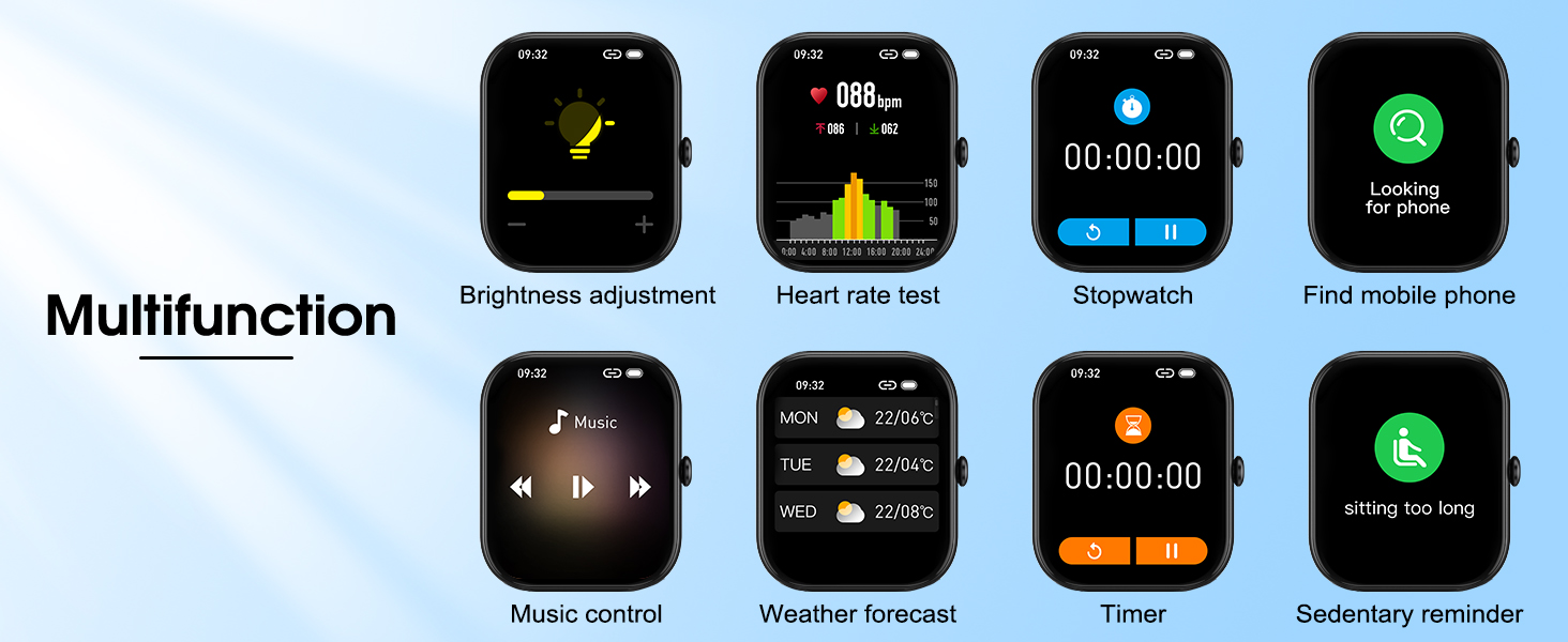samsung smart watch for men music smart watch women answer make calls fitness watch