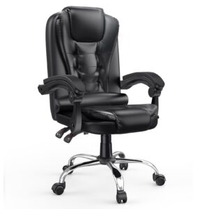 aspaluro Executive Office Chair High Back Desk Chair Ergonomic Recliner Computer Chair PU Leather Gaming Chair with Tilt Function Heavy Duty for Home Office Working