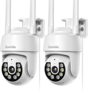 Codnida 3MP Security Camera Outdoor 2 Pack