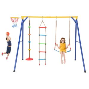Maxmass 4-in-1 Kids Swing Set