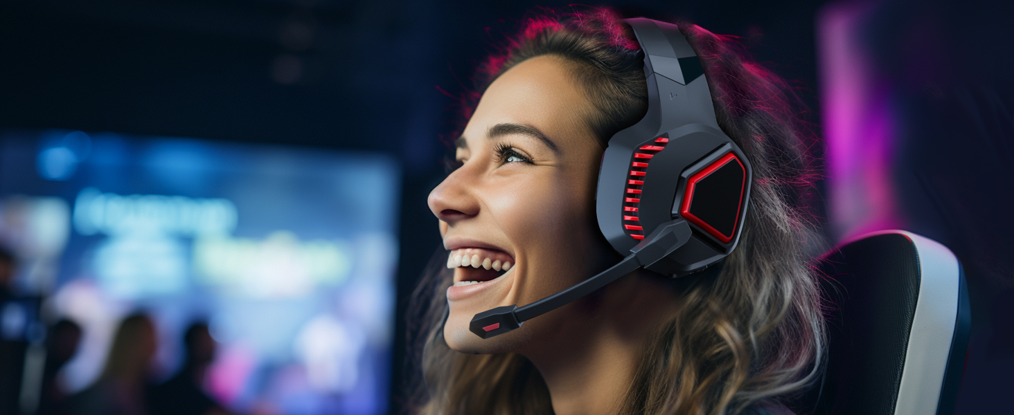 gaming headset ps5 wireless gaming headphones pc gaming headset bluetooth gaming headset