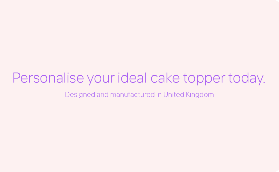 cake topper