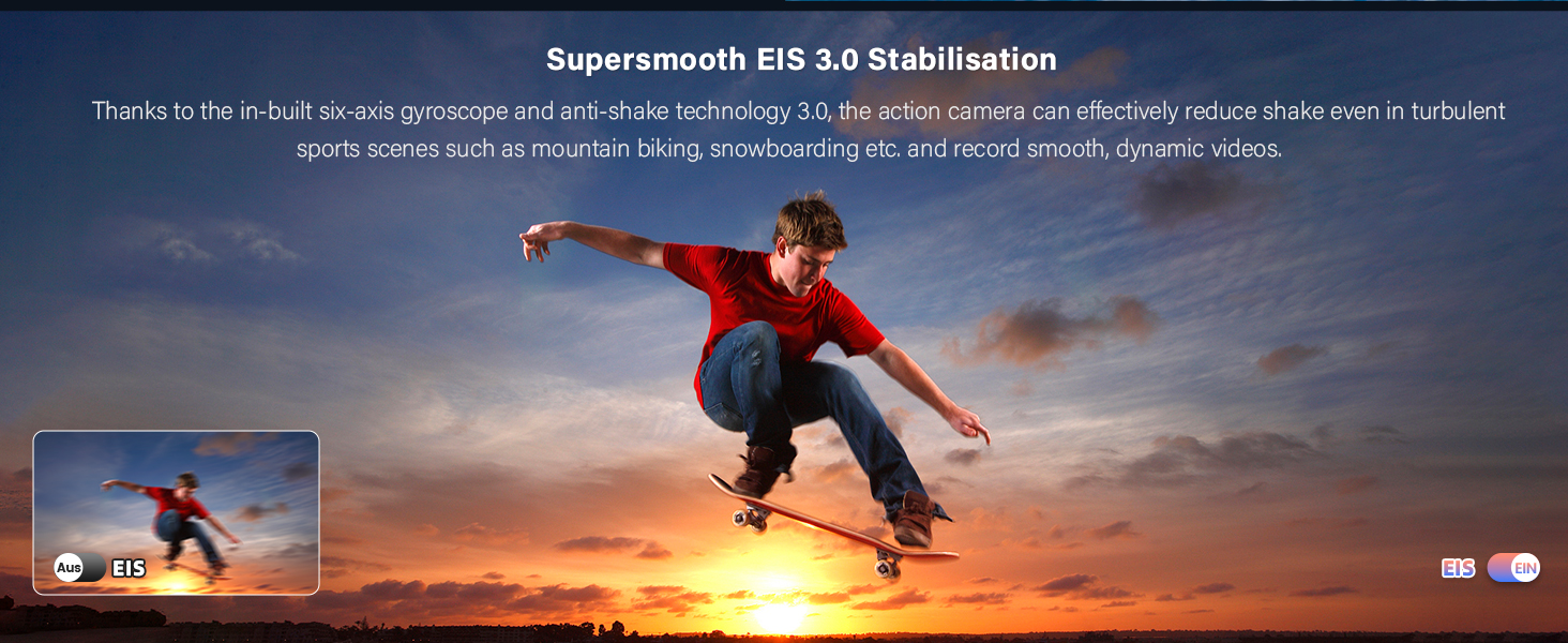 anti-shake sports camera