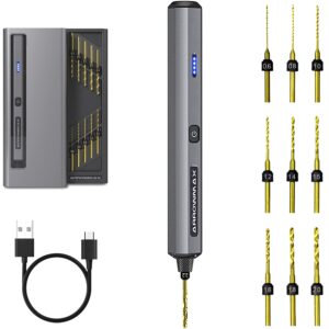 ARROWMAX Mini Electric Drill 12 in 1 with Aluminium case