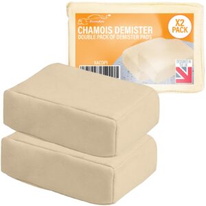 Xtremeauto Genuine Chamois Leather Demister Pads For Car - Window Condensation Sponge Demister