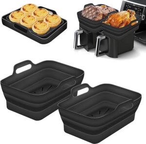 Tuuyee Foldable Silicone Liners for Ninja Dual AF400UK