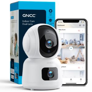 GNCC 1080P Baby Monitor with Dual Cameras