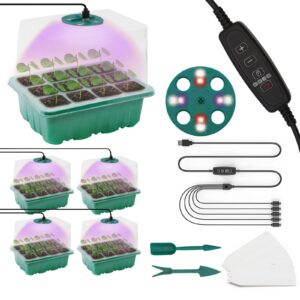 MQFORU Seed Trays with Grow Light