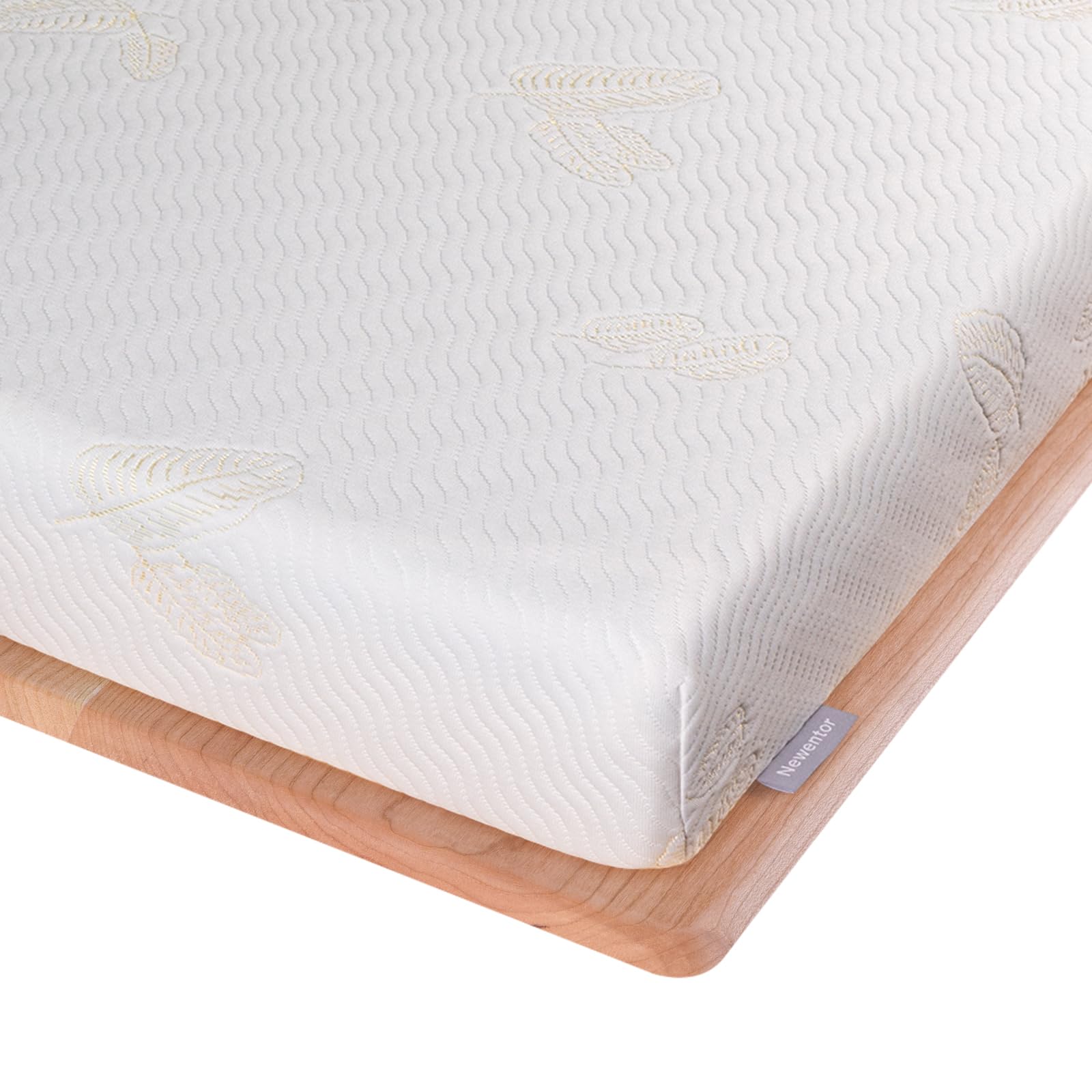 Newentor® 4 Inch Memory Foam Mattress Topper Single Bed - 10cm Dual-Layer Mattress Topper with Removable Zipped Cover - Cooling Mattress Topper for Back and Neck Pain