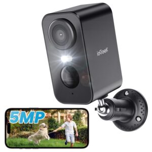ieGeek 5MP Wireless Security Camera Outdoor Colorful Night Vision