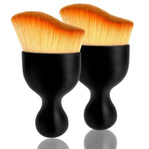 2pcs Car Interior Dust Sweeping Soft Brush