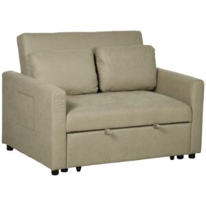 HOMCOM 2 Seater Sofa Bed