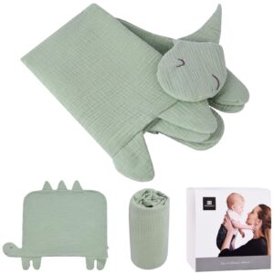 Bebamour Baby Nursery Blanket Cotton Baby Car Seat Blanket Lightweight Baby Blankets for Newborn Swaddle Blanket