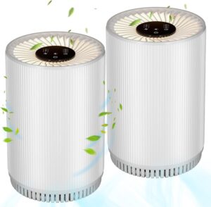 2 Pack Druiap Air Purifiers for Home Bedroom up to 690ft²