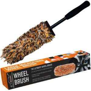 Xtremeauto Soft Head Alloy Wheel Brush - Car Alloy Wheel Cleaner Brush Detailing Cleaning Brush