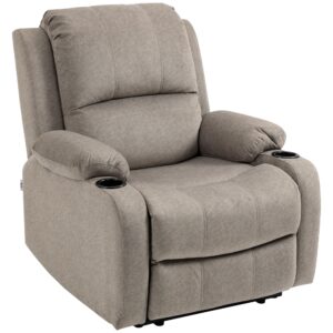 HOMCOM Microfibre Recliner Armchair