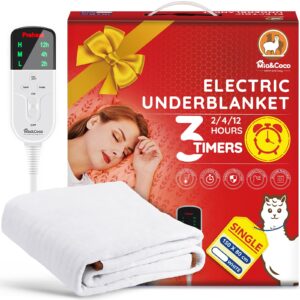 Mia&Coco Electric Heated Blanket Single