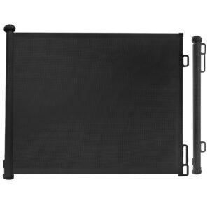 Rainberg Mesh Retractable Stair Gate for Babies and Pets - 150/180cm Extra-Wide Opening & 80cm Tall