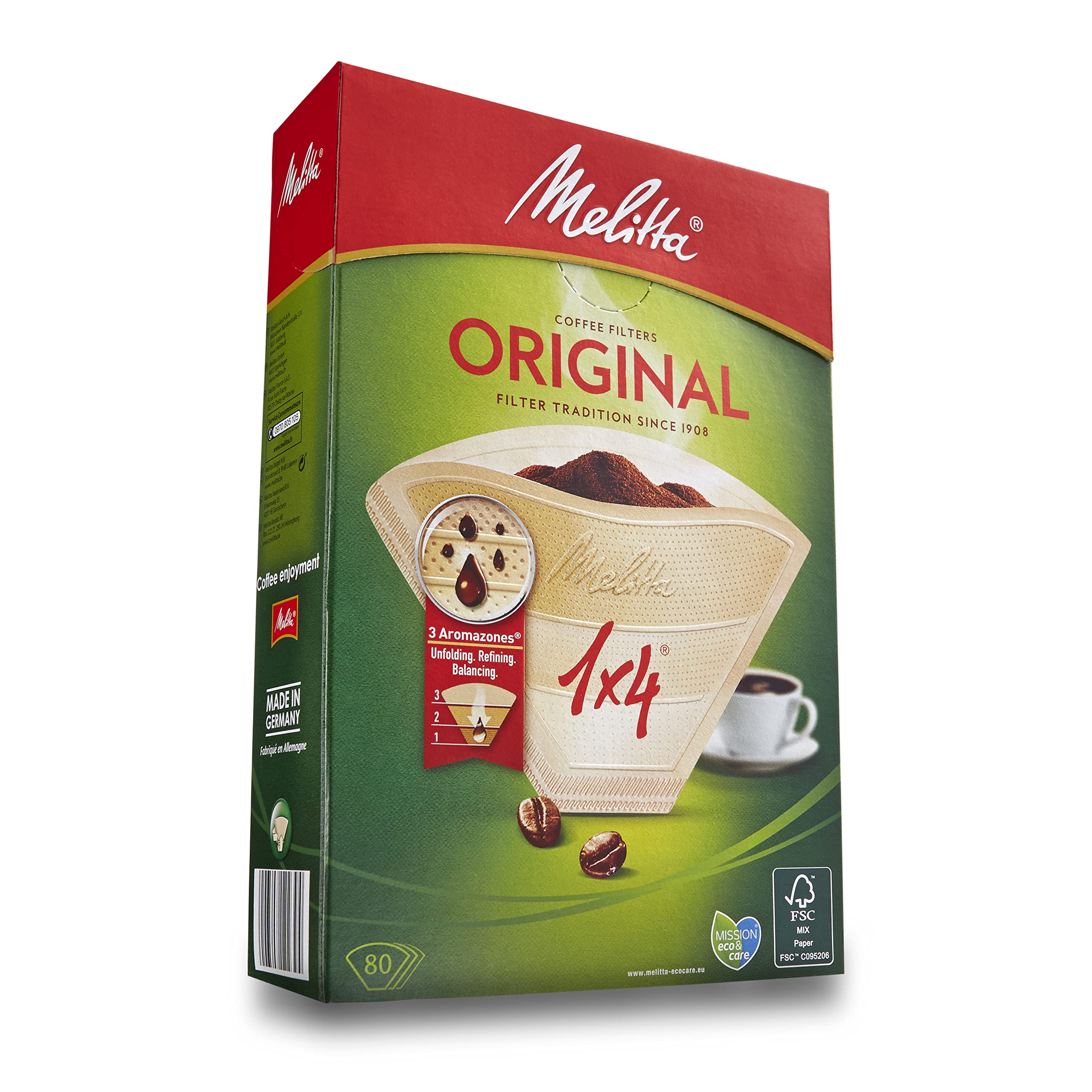 Melitta 6658076 Pack Original Size 1x4