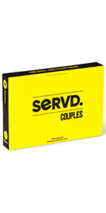 SERVD, SERVED, Cards, servdcards, card game, couples card game, games for couples, gifts for him