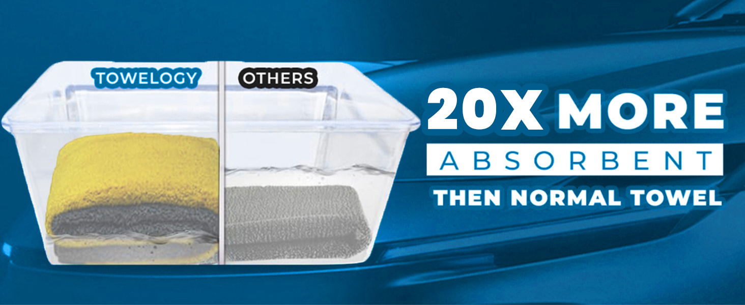 SUPER ABSORBENT CAR TOWELS