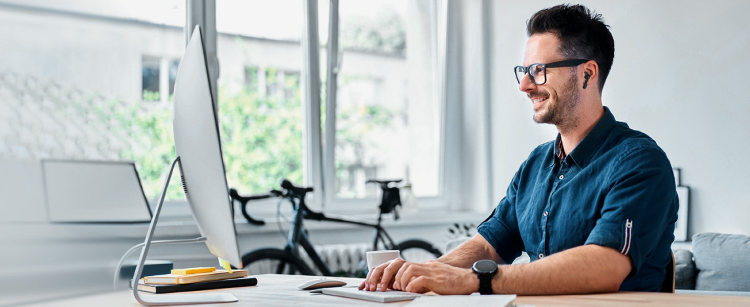 usb wireless headset for work low latency with 2.4g dongle adapter