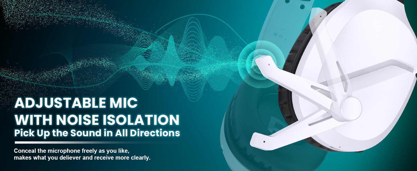 ADJUSTABLE MICWITH NOISE ISOLATION