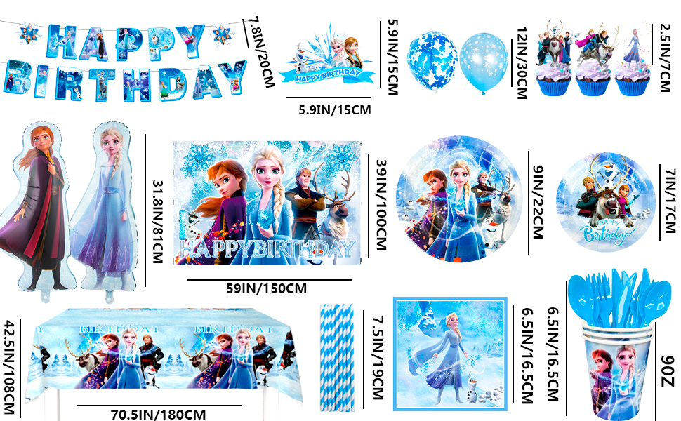 frozen backdrop