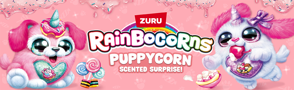 Rainbocorns, Puppycorn, Scented, Surprise, Cuddly, Comfort, Slime