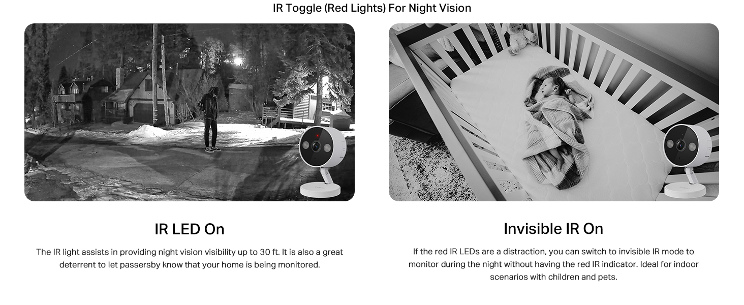 Tapo Indoor/Outdoor Wi-Fi Home Security Camera, 2K Colour Night Vision,Smart AI Detection