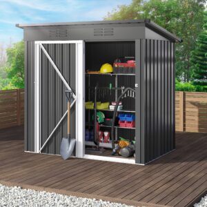 YITAHOME 5 x 3FT Garden Shed with Ventilation Slots