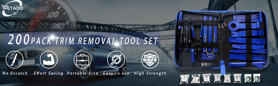200 PACK TRIM REMOVAL TOOL SET