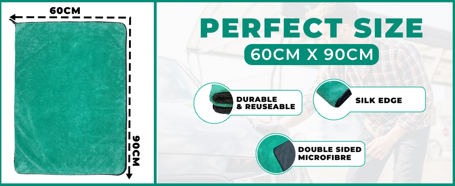 large car drying towel