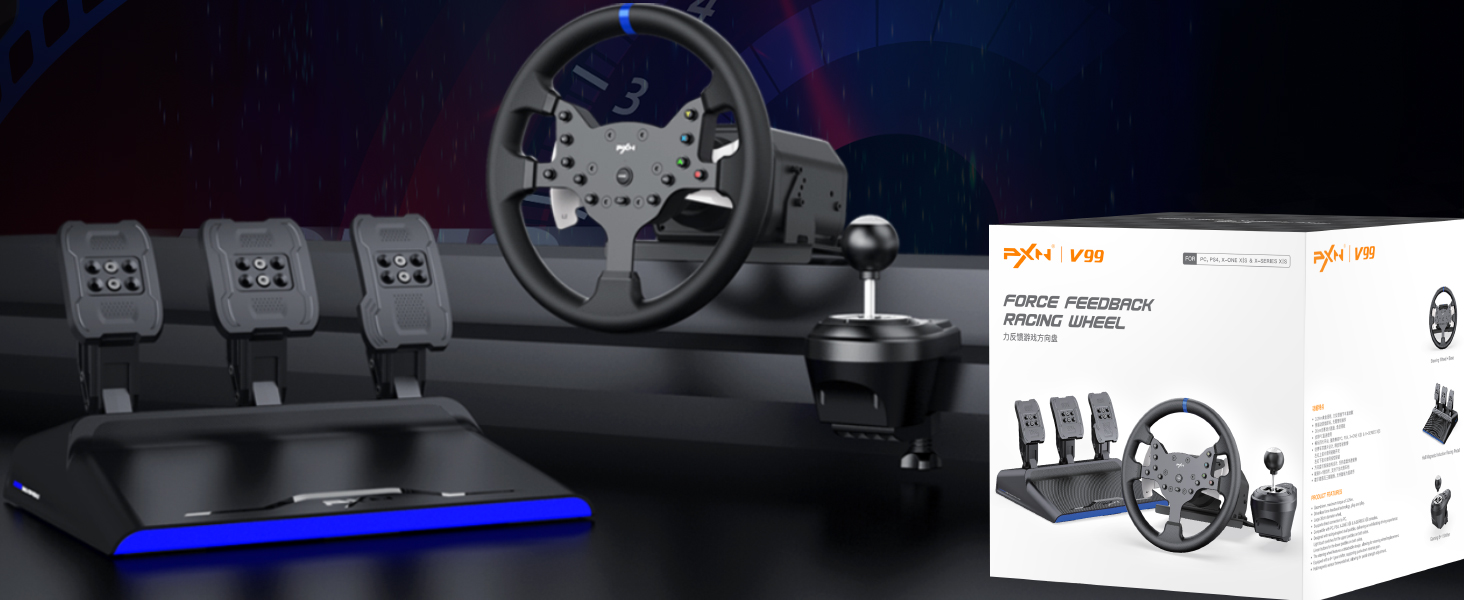 PXN v99 Gaming Steering Wheel