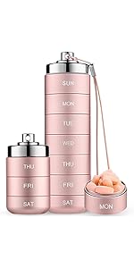 Metal Pill Organiser 7 Day