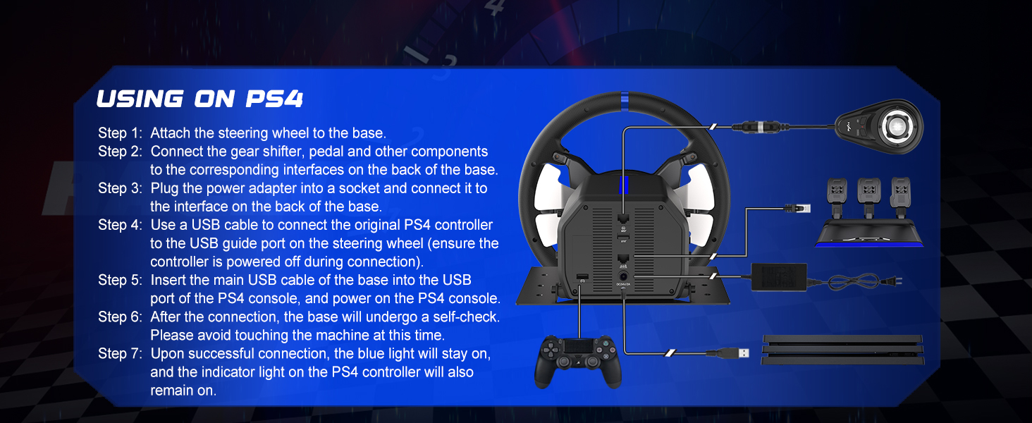 PXN v99 Gaming Steering Wheel