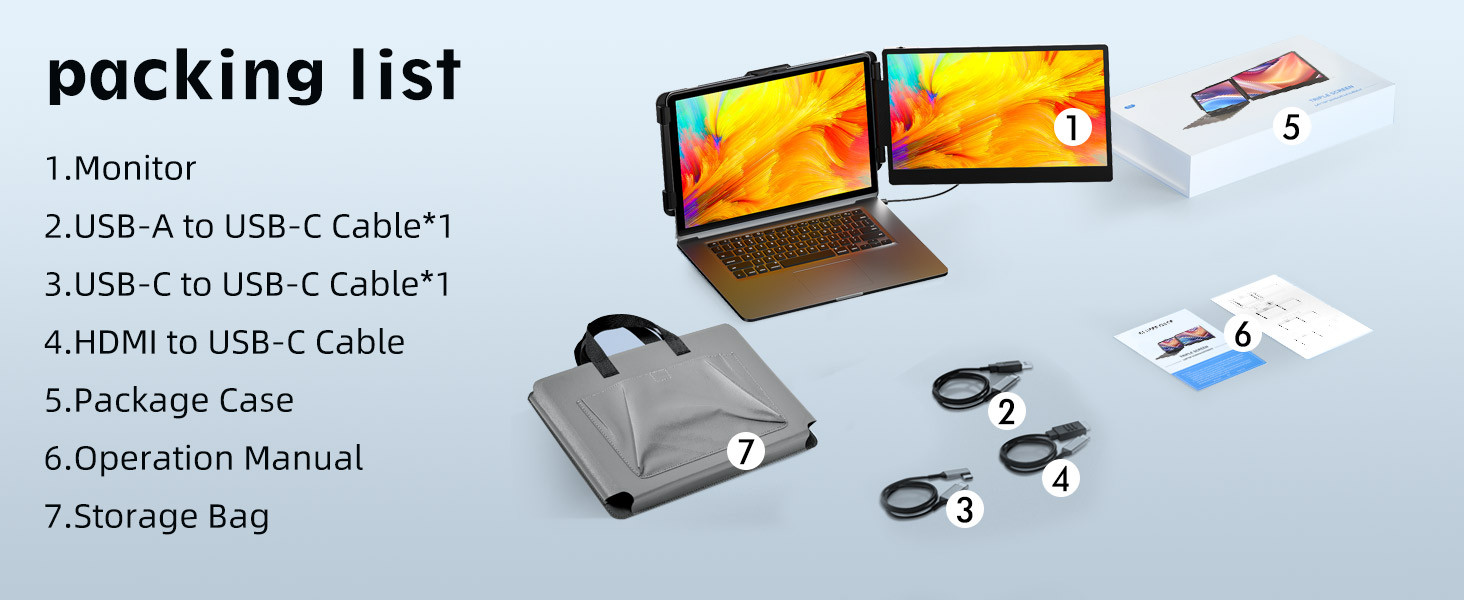 Laptop Screen Extender Monitor