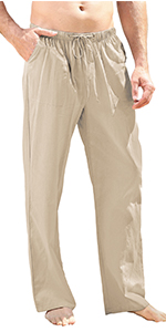 Mens Linen Trousers