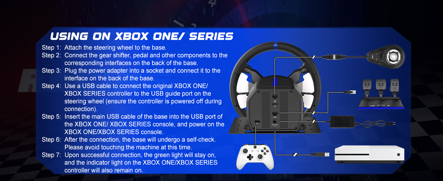 PXN v99 Gaming Steering Wheel