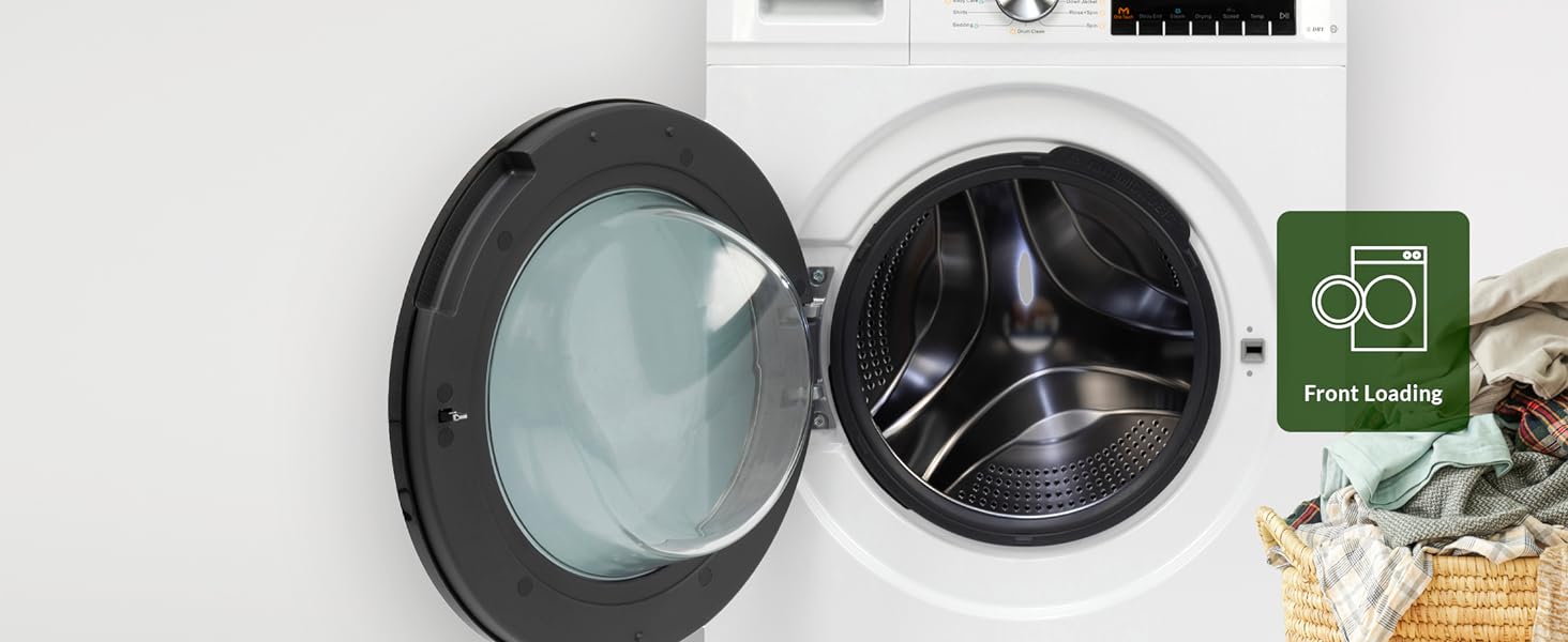 Willow WWD8514WH washer with dryer, front loading washer dryer