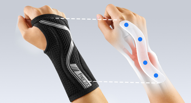 FREETOO Wrist Support S-shaped support for Arthritis - Keystone 4