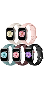 5 pack silicone straps