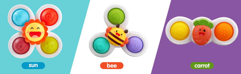 suction cup spinner toys